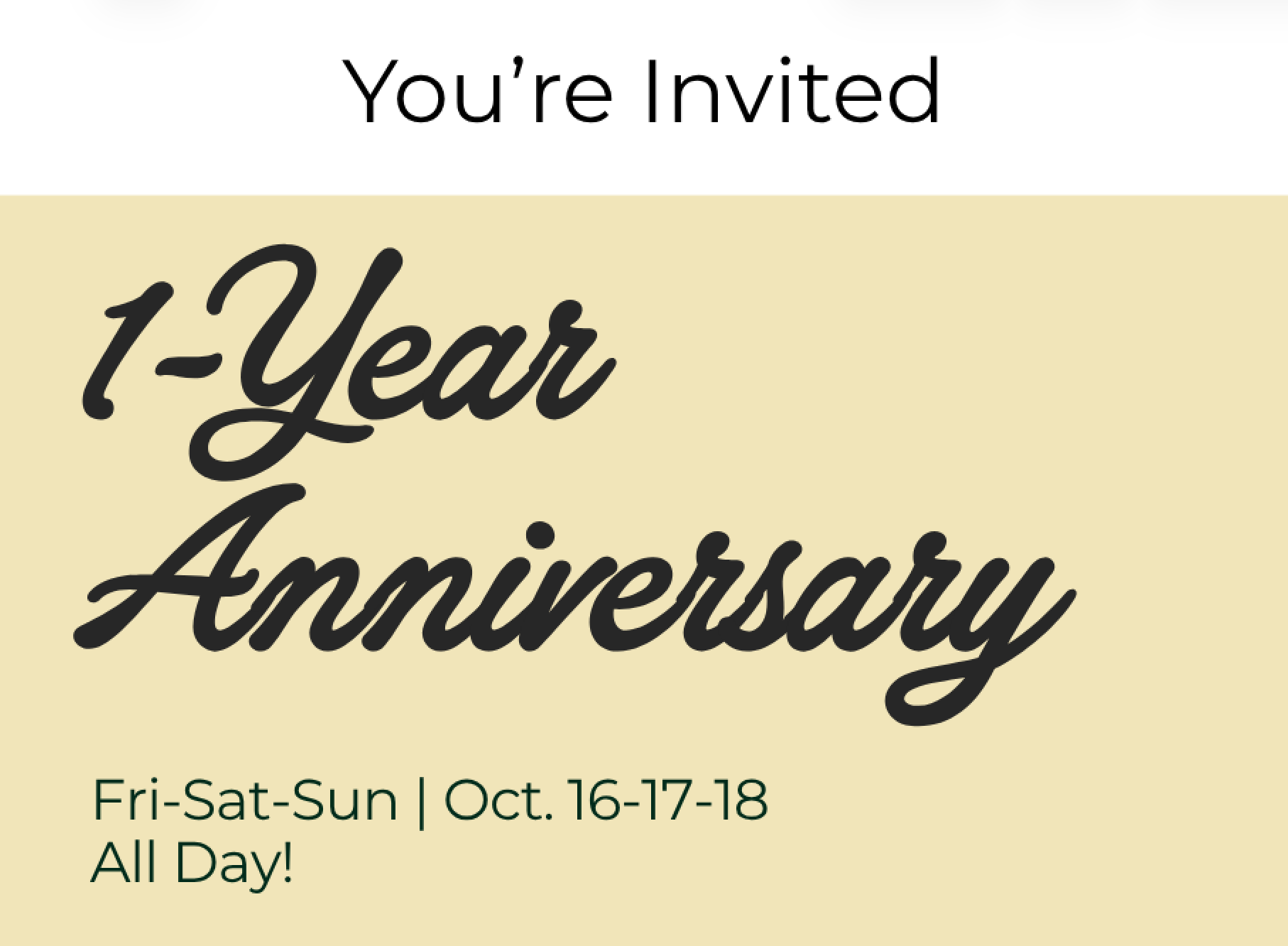 Youre Invited Youre Invited